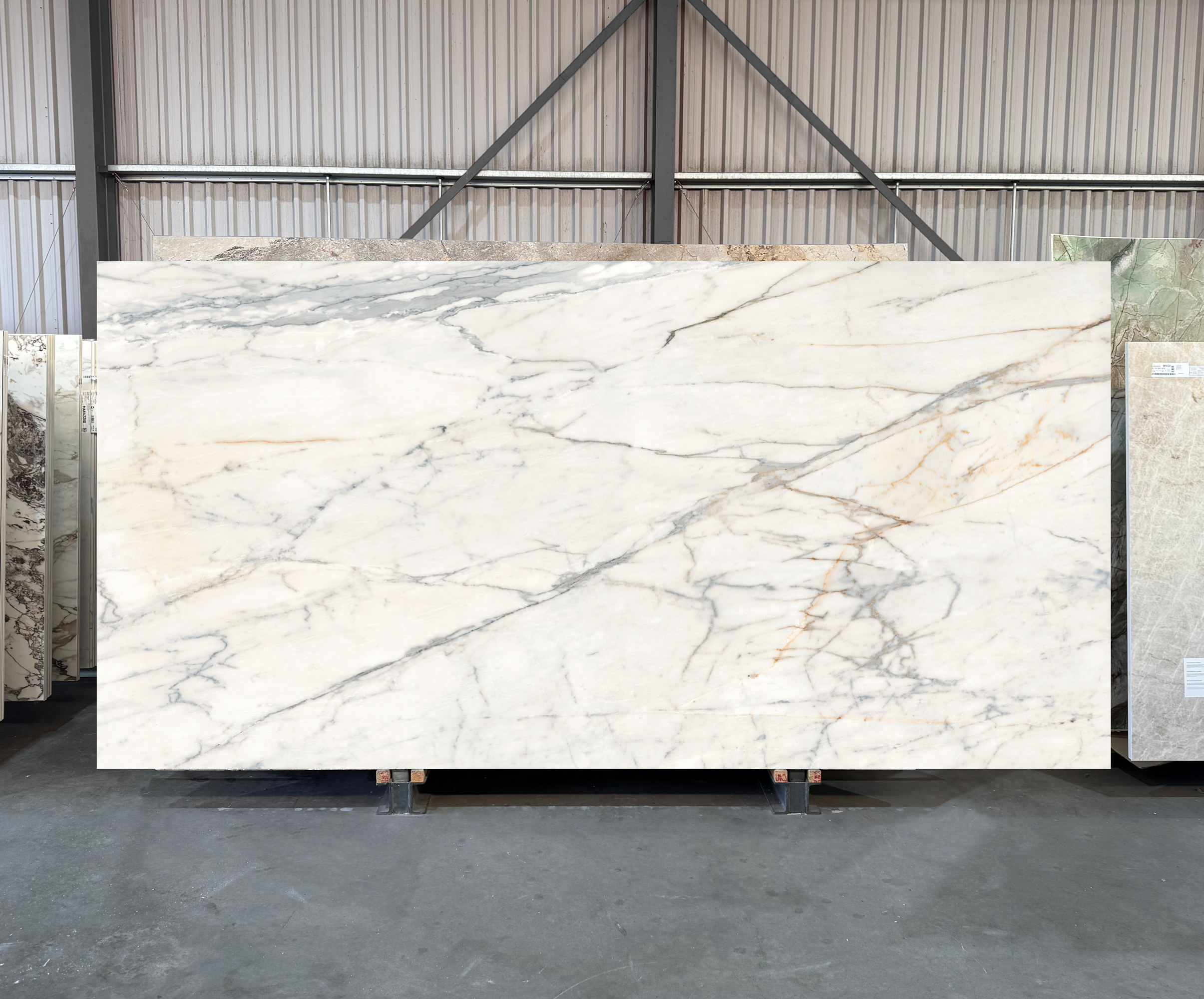 Marble Look - Golden White - Sample - NCKBLK