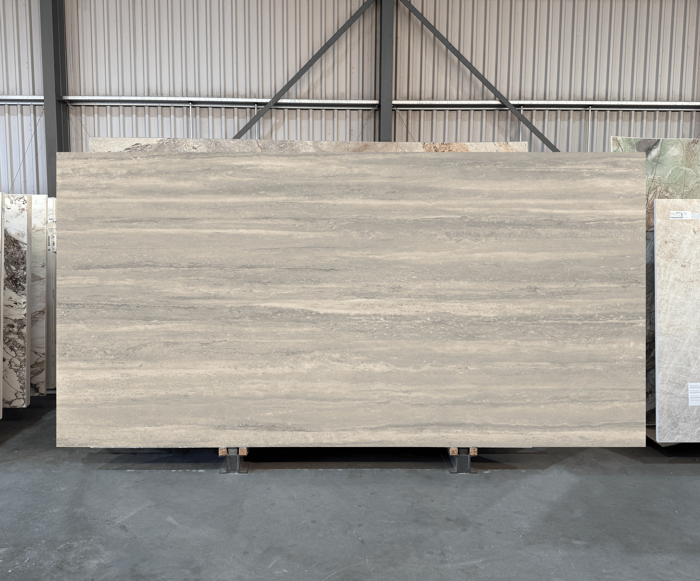 Stone Look - Travertino Silver - Sample