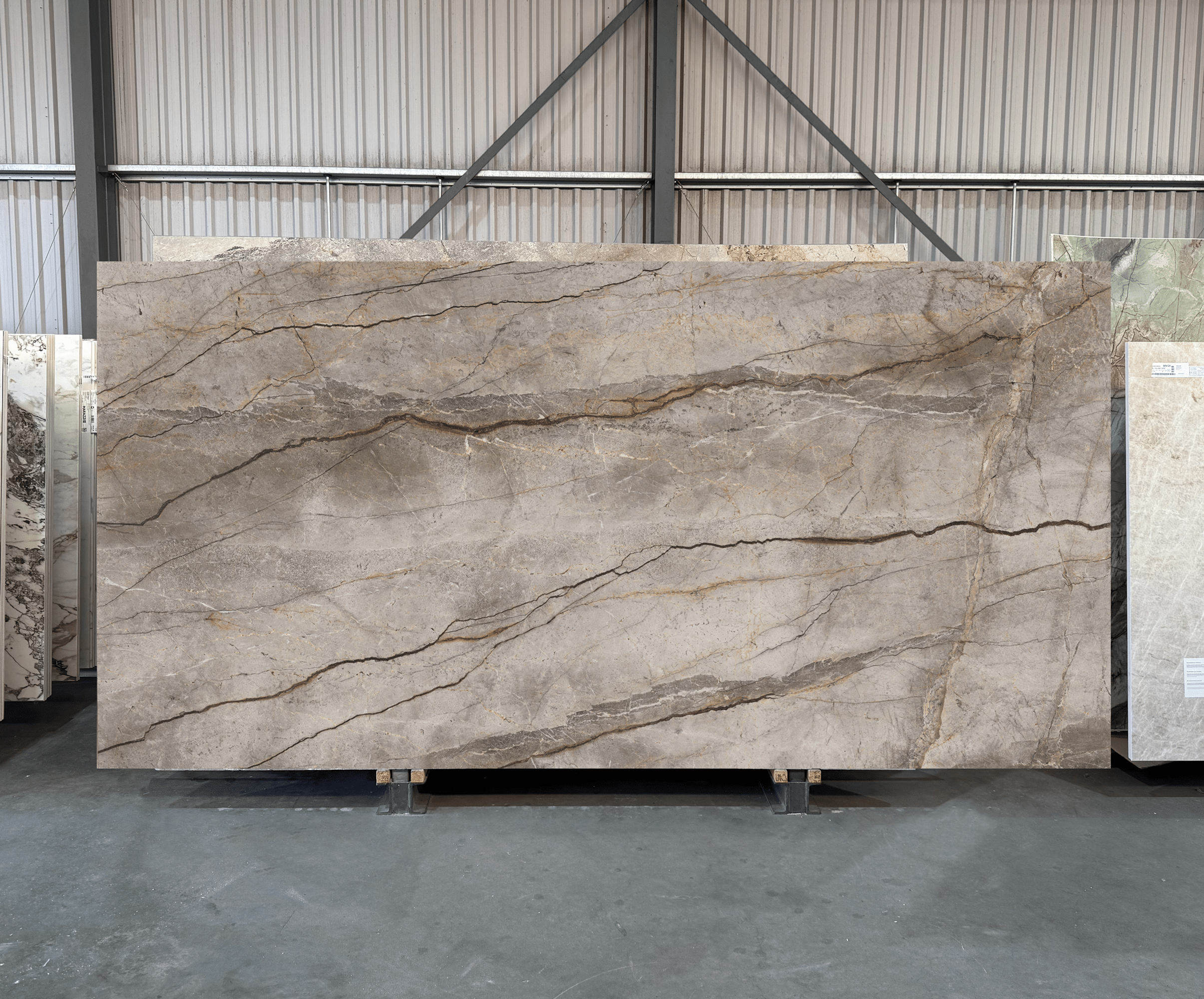 Stone Look Silver Root Grey - Sample