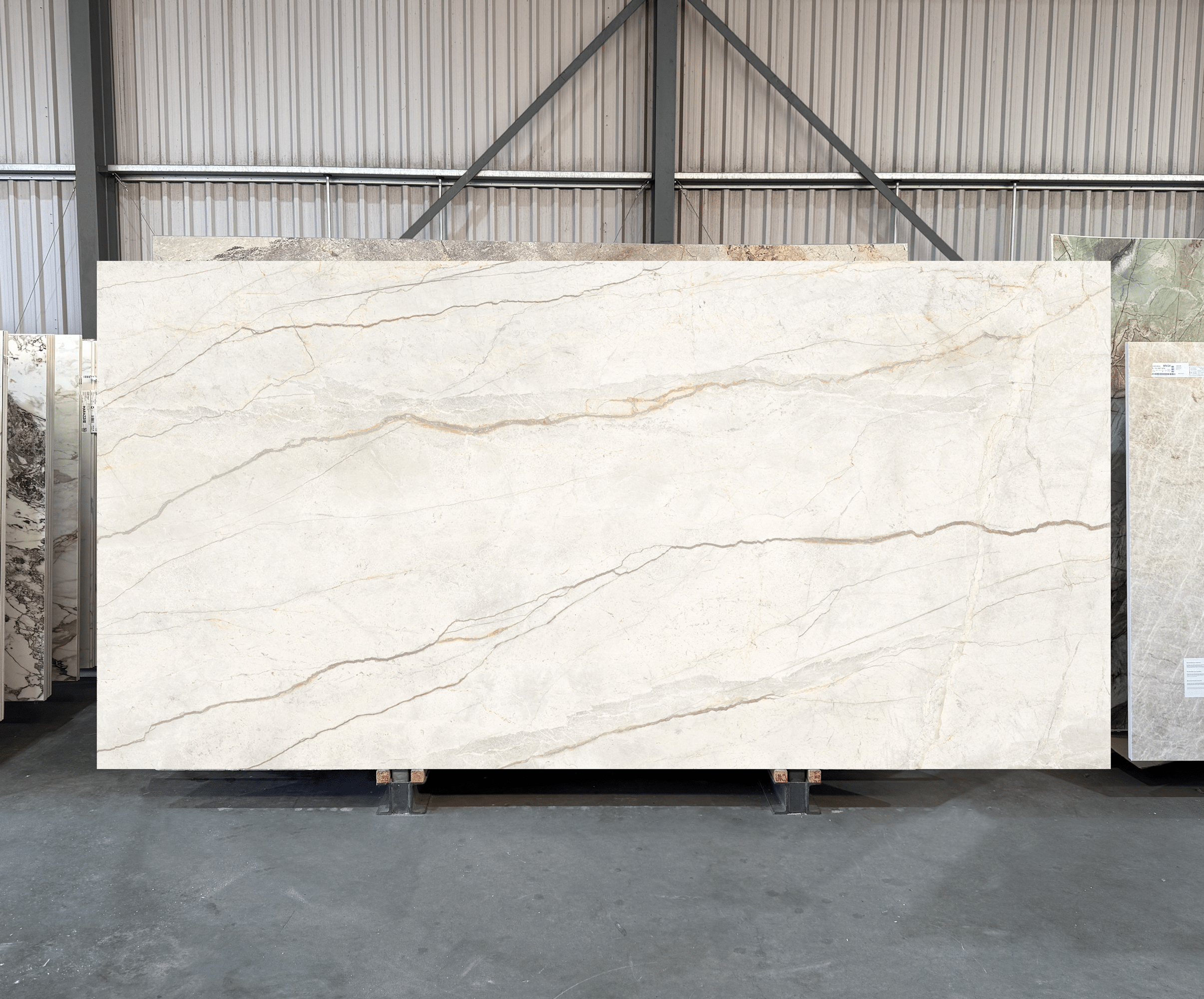 Stone Look - Silver Root White - Sample - NCKBLK