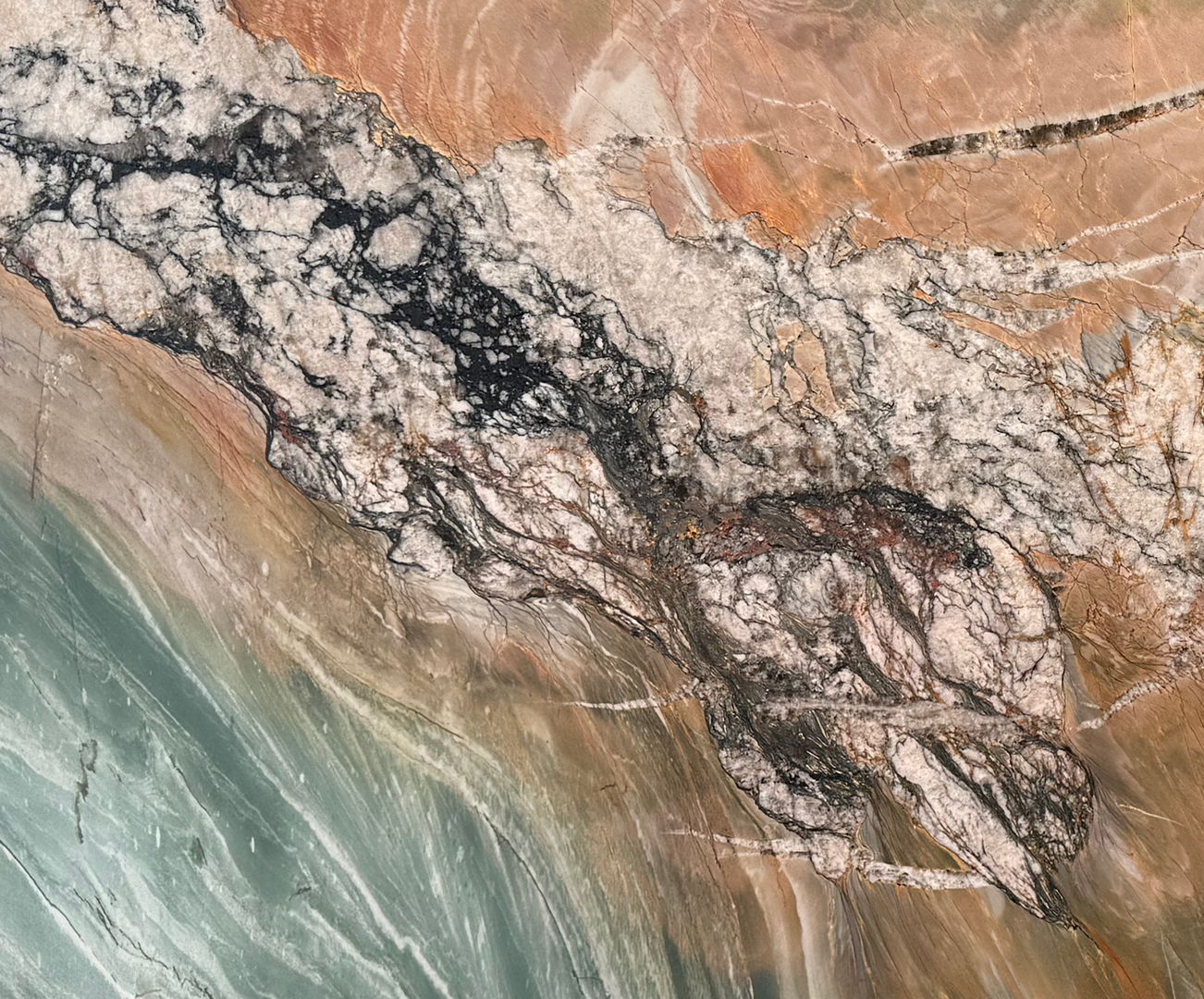 Botanic Fusion 2cm Platen Gepolijst DY705 - NCKBLK