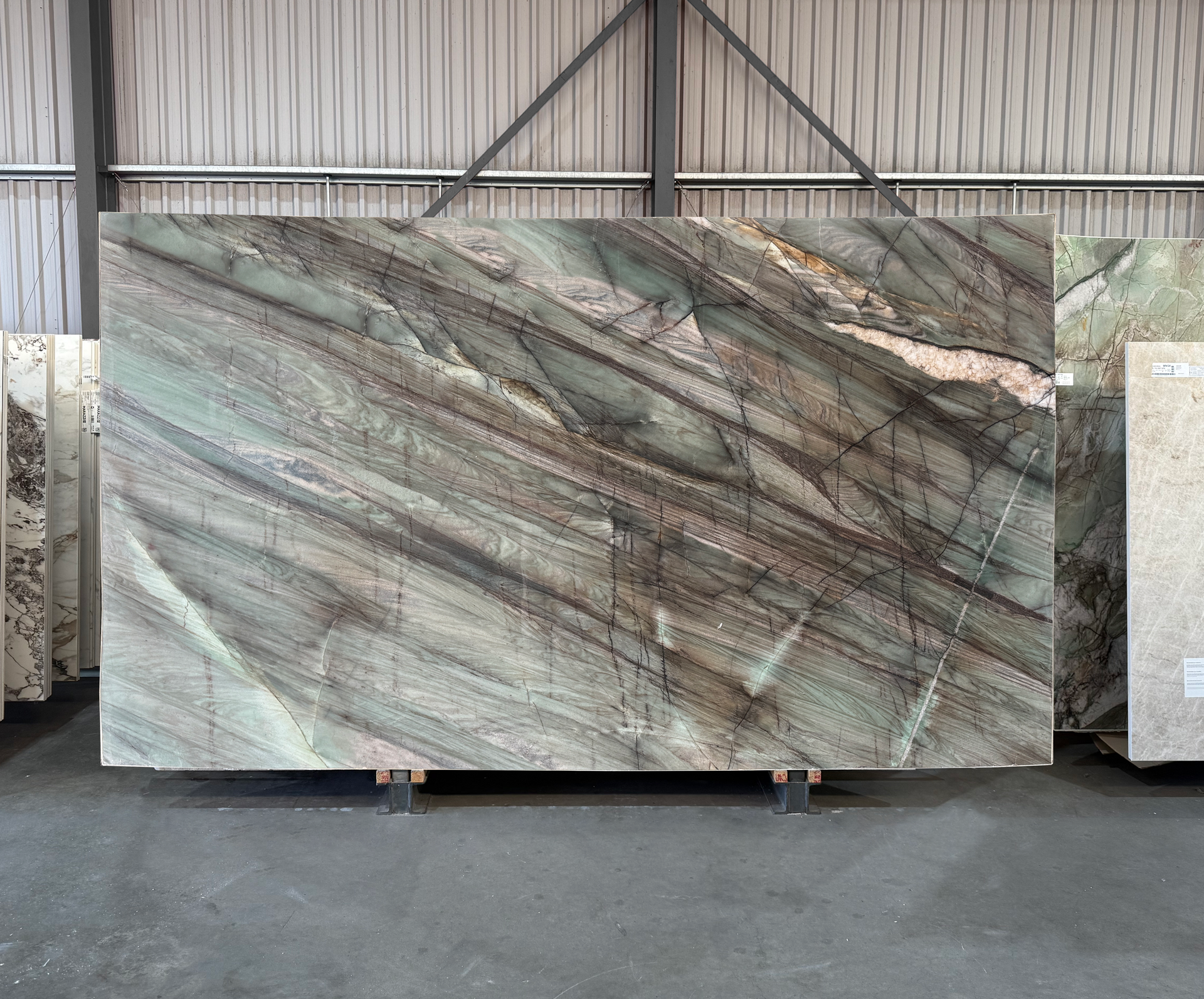 Green Fantasy  2cm Platen Gepolijst 38 - NCKBLK